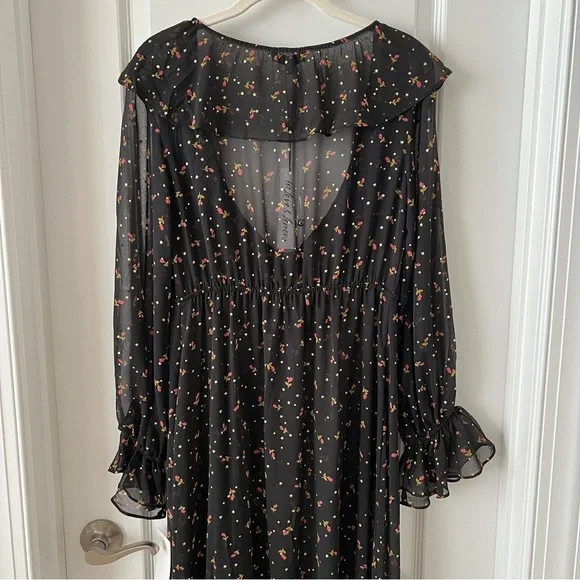 NWT - For Love and Lemons - Juliana Floral-Print Maxi Dress - Picture 11 of 13